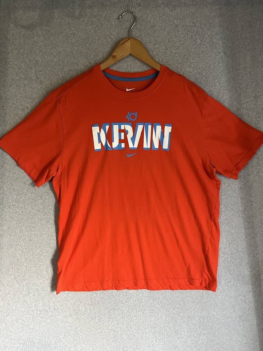 Kevin Durant Nike Shirt Center Swoosh Short Sleeve Athletic XL