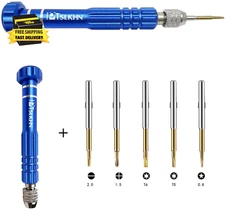 5-In-1 Multifunctional Small Screwdriver,  S2 Steel Magnetic Screwdriver Kit for