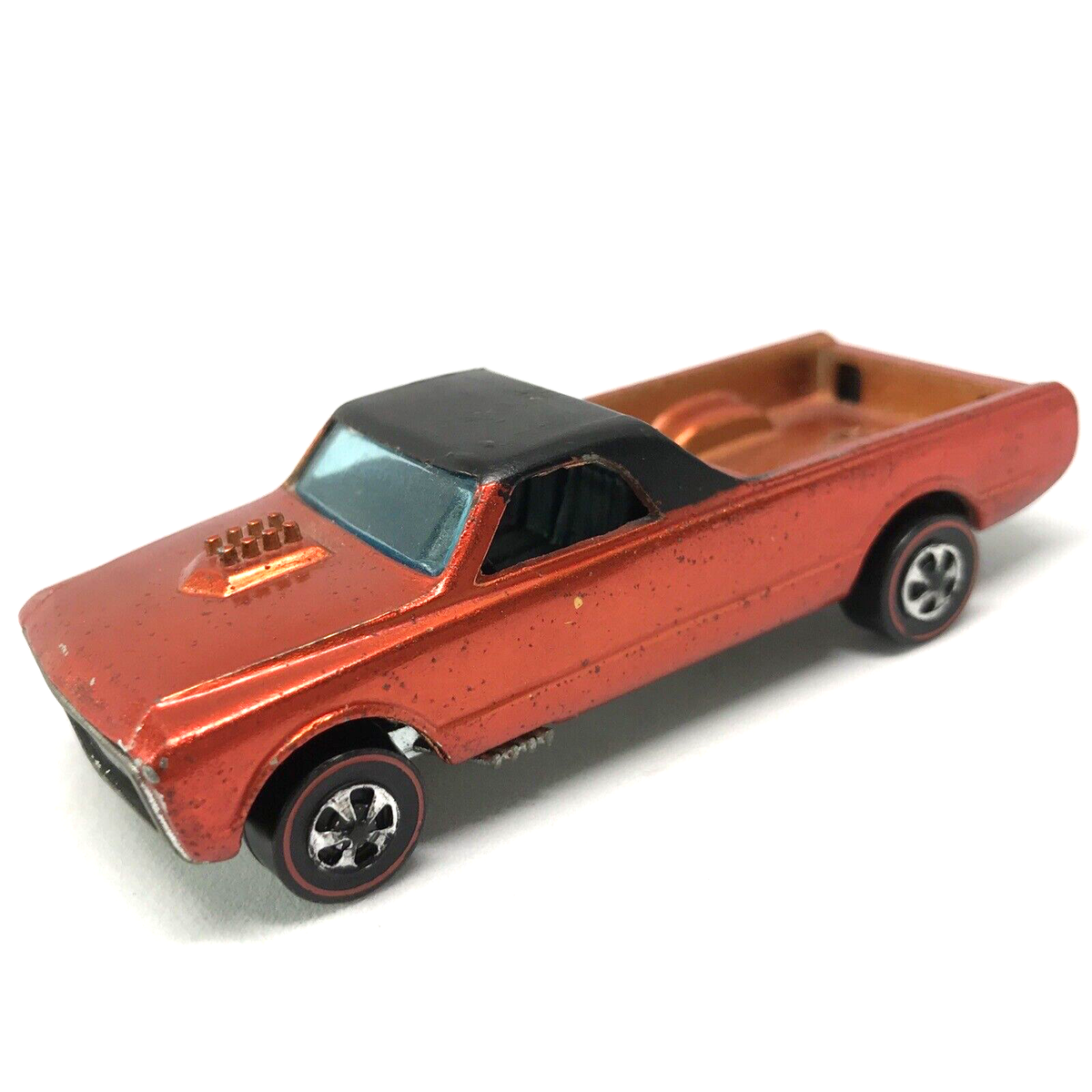 Hot Wheels Redline Custom Fleetside 1967/68 Orange Sweet 16 - Made