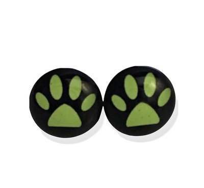 Ladybug 10mm Ohrringe Cat Noir Pfote Ohrstecker Edelstahl handmade