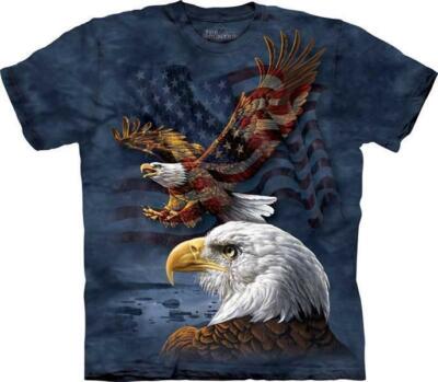 The Mountain Erwachsenen T-Shirt ''Eagle Flag Collage''