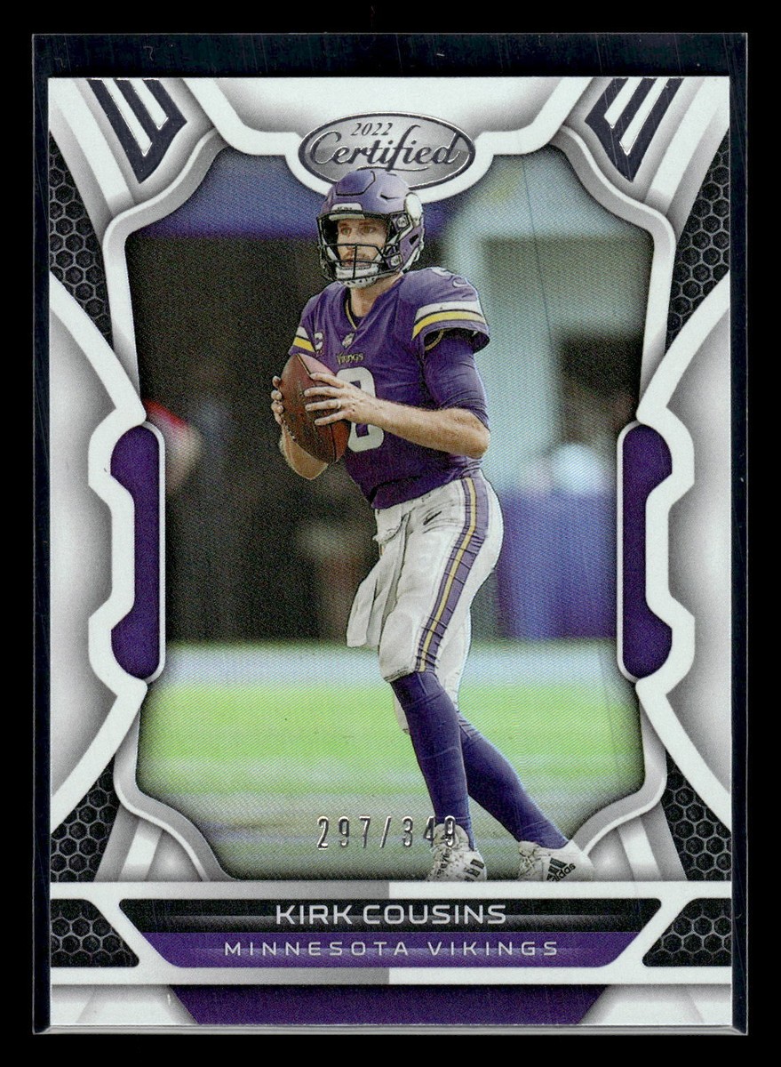 2022 Panini Certified #63 Kirk Cousins 297/349 Mirror Minnesota