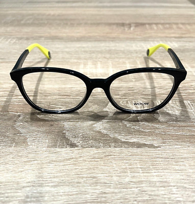 WOOW Try Again 2 Black Cat Eye  Eyeglasses 54mm-18mm-144mm col. 100