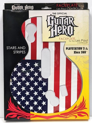 Guitar Hero Chrome Les Paul Face Plate For Xbox 360/ PlayStation 3 **Brand New** - Picture 23 of 30