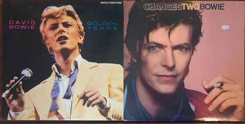 2x David Bowie Vinyl LP LOT- Golden Years (AFL-4712) +Changes Two (AFL1-4202) VG