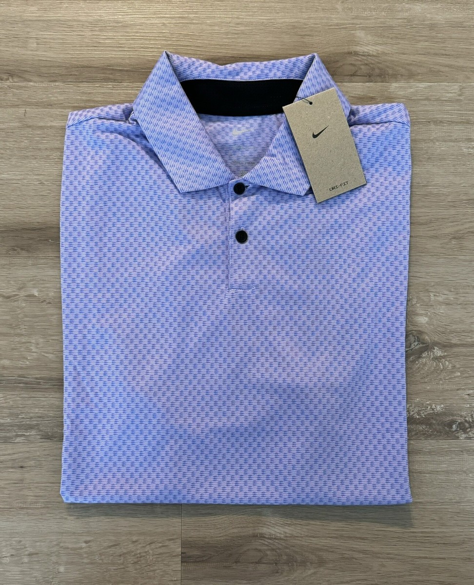 Nike Dri-Fit Tour Golf Polo Shirt ADV Sz S FD5744-532 Lavender
