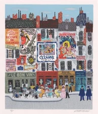 Josef Farhi Hand Signed Limited Serigraph on Paper