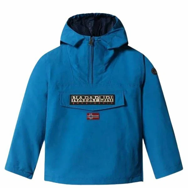 NAPAPIJRI K RAINFOREST SUM 3 [ GR. 164 ] JUNGEN REGENJACKE JACKE BLAU NEU & OVP - Bild 1 von 1