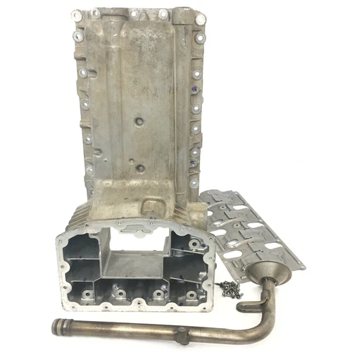 Ford 6.7L Powerstroke Turbo Diesel Upper Aluminum Oil Pan Genuine OEM Flat Style