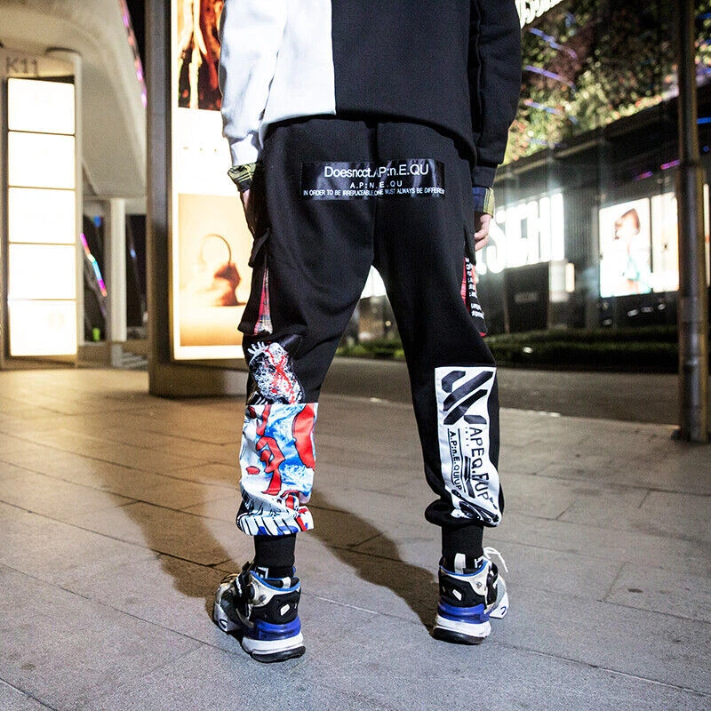 Niepce Typhoon Unisex Joggers Urban Sweatpants Japanese Streetwear Black Pants
Opens in a new window