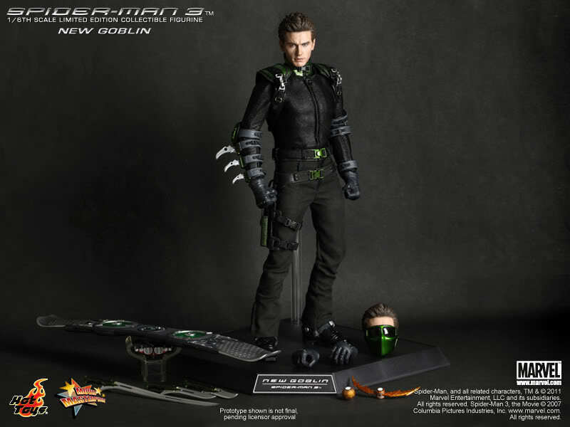 1/6 HOT TOYS MMS151 NEW GOBLIN HARRY OSBORN 12 1/6 HOT TOYS MMS151 NEW GOBLIN HARRY OSBORN 12