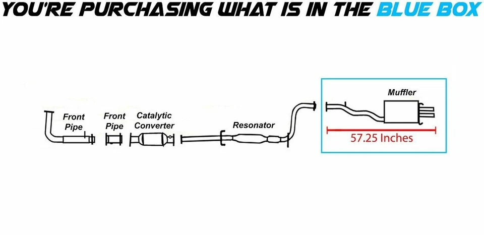 Tubo silenciador de escape compatible con: Accord 1994-1997 1997-1999 CL Foto 2 de 3
