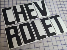 INSERT LETTERS fits 1967-1972 Chevrolet C/K Truck Tailgate