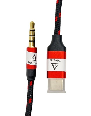 2M USB Typ C auf AUX 3,5mm Klinke Adapter Kopfhörer für iPhone 15 PLUS