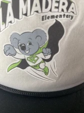 La Madera Elementary School Trucker Foam Mesh Snapback Hat NWT Koala Bear Decky