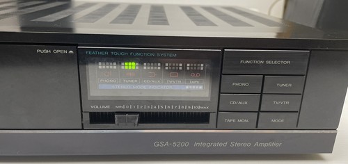 TEAC GSA 5200 Amplifier circa 1980s Vintage Retro Inc Turntable Port - Picture 4 of 24