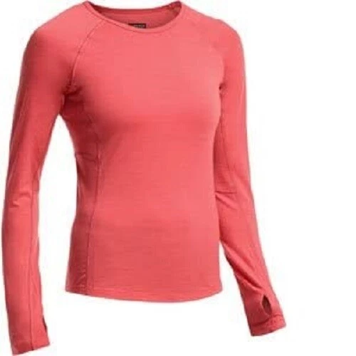Icebreaker BodyFit Zone Merino Wool Long Sleeve Crew Neck Base Layer Top, Small