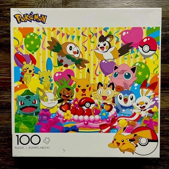 Buffalo Games Pokemon Birthday Party 100 Piece Jigsaw Puzzle