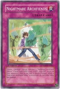Nightmare Archfiends - CRMS-EN068 - Common - Unlimited Edition x3 - Near Mint