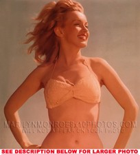 MARILYN MONROE SUNSHINE BEACH SHOOT 1 RARE 5X7 PHOTO