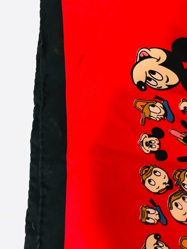 Scarf VTG Disneyland Characters Ernest Le Garmin Paris travel vibrant Disney Red - Picture 6 of 9