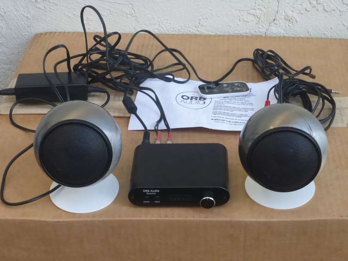 Orb Audio Booster Mini Integrated Amplifier w Mod 1 Speakers