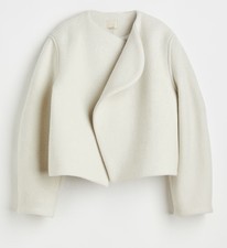 H&m Cream Short Coat