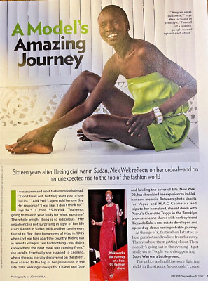 2007 Fashion Model Alek Wek