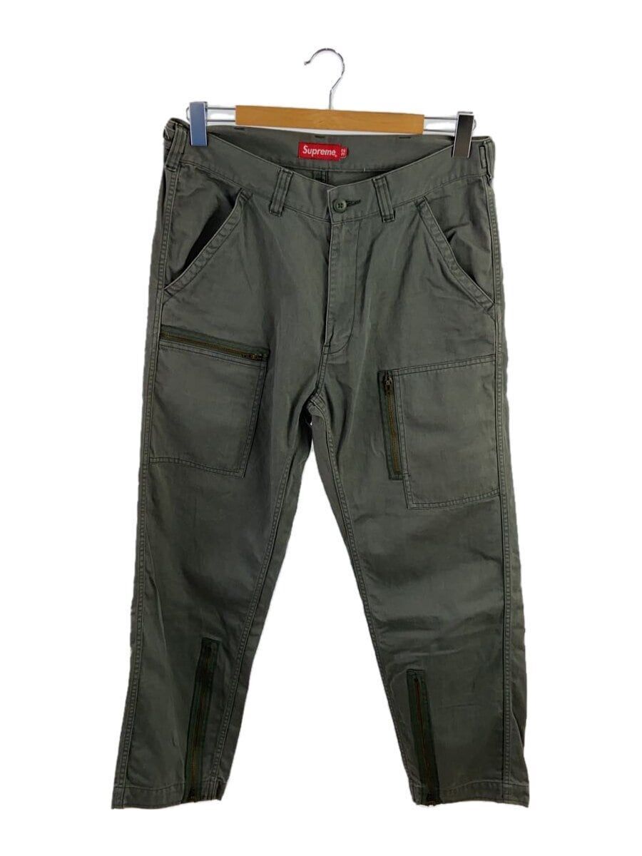 Supreme Others 13AW FLIGHT PANTS 32 Cotton Green Solid Used | eBay