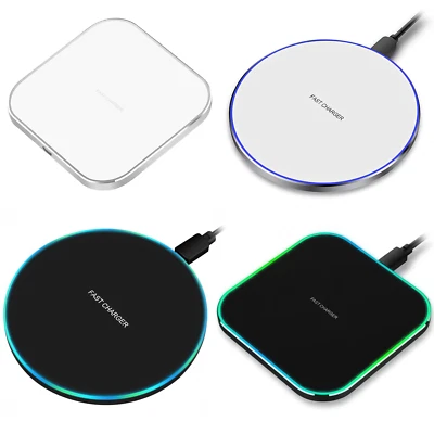 ESEEKGO Wireless Charger USB-C Schnellladegerät 15W Für Apple und Android Geräte