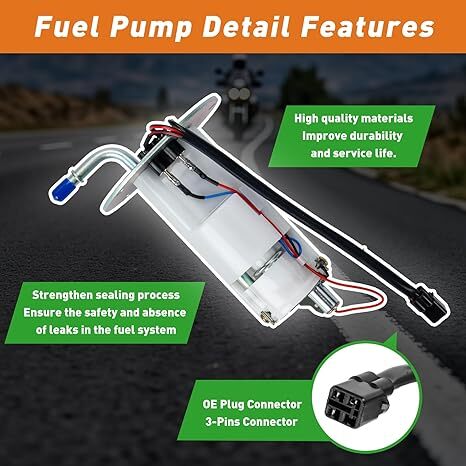 Pompa Carburante QFS Per Kawasaki Ninja ZX-6R 2019-2023 - Incl. Sigillante E Filtro, Garanzia A Vita!