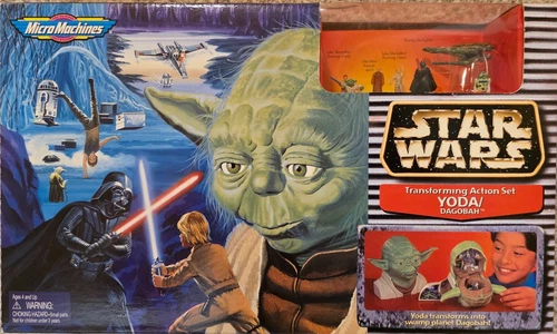Star Wars Micro Machines Yoda Transforming Playset 1997 Vintage - New, Sealed!