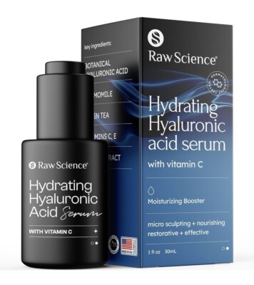 Hyaluronic Acid Serum - Anti Aging Skin Care Vitamin C & E,Face Moisturizer