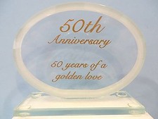 ANNIVERSARY PLAQUE - "50 ANNIVERSARY"