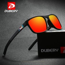 DUBERY Fashion Oval Polarized Sunglasses Men Women Outdoor Driving Shade Glasses