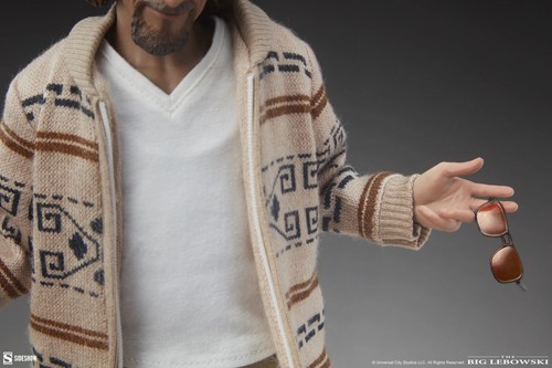 The Big Lebowski The Dude 1:6 Figur Sideshow Jeff Bridges 30,5 cm OVP Neu - Picture 13 of 24