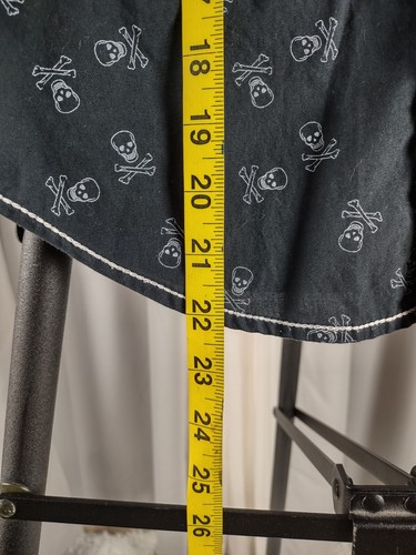 DCBD Boys 100% Cotton Black, White, Skull And Crossbones Dress Shirt Size M - Picture 6 of 10