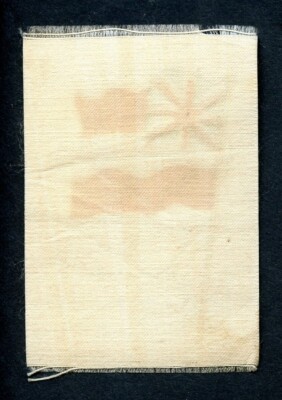 ULTRA RARE 1910 Egyptienne Straights Cigarettes British Samoa Silk Flag