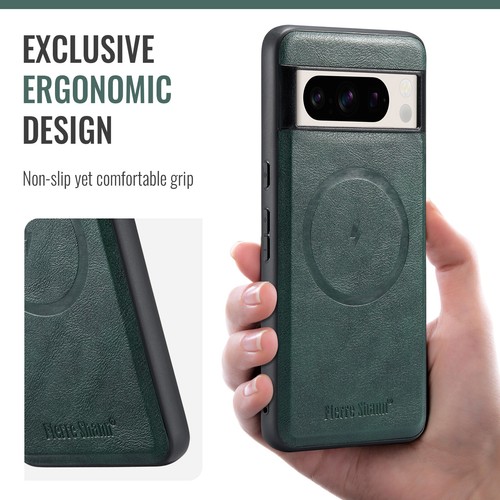 Funda protectora delgada magnética de cuero a prueba de golpes para Google Pixel 8 Pro/7 Pro/8/7 - Imagen 23 de 35