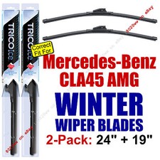 WINTER Wipers 2pk Super-Premium fit 2014-2015 Mercedes-Benz CLA45 AMG 35240/190