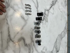 98 Glastron Boat Marine Bimini cover top mount brackets cleats