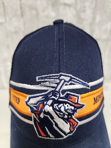UTEP Miners Logo NCAA Blue Strap Back Mesh Back Youth Hat - Picture 5 of 7