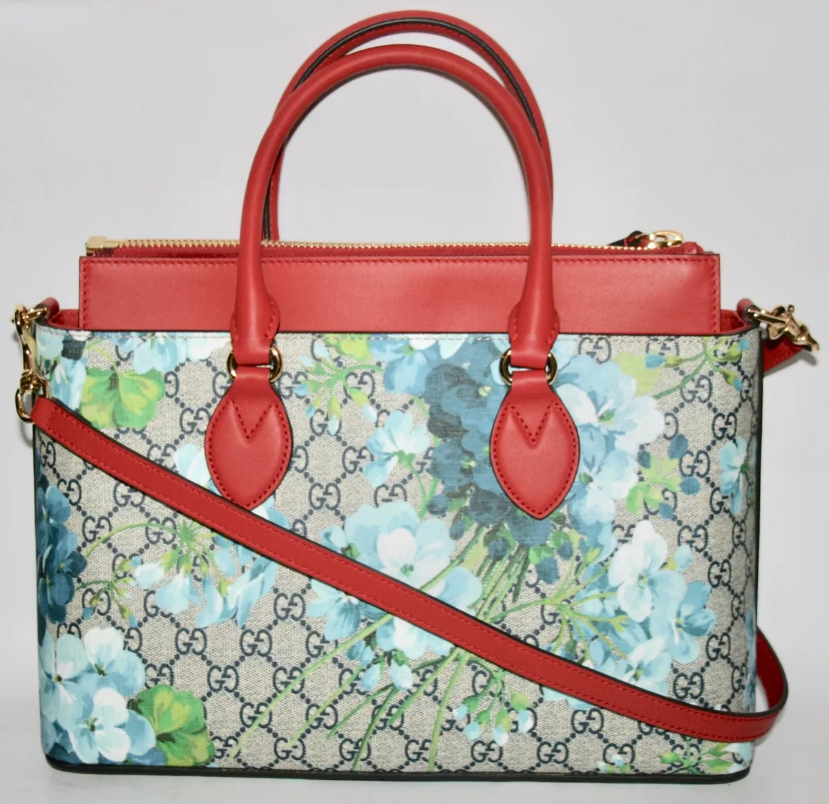 Gucci Blooms GG Supreme Top Handle Bag