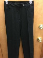 Classiques Entier Size 2 Women's Black Pleated Dress Pants A569