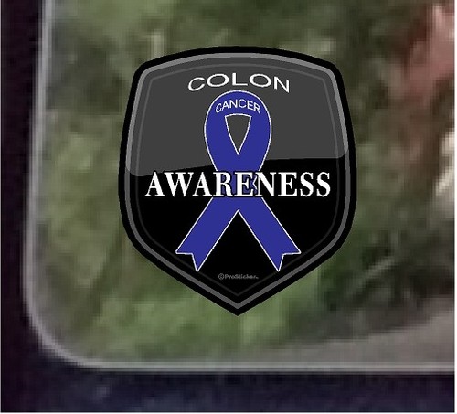 ProSticker 2518 (One) 4" Cancer Awareness Series "Colon" Decal Sticker - Picture 2 of 2