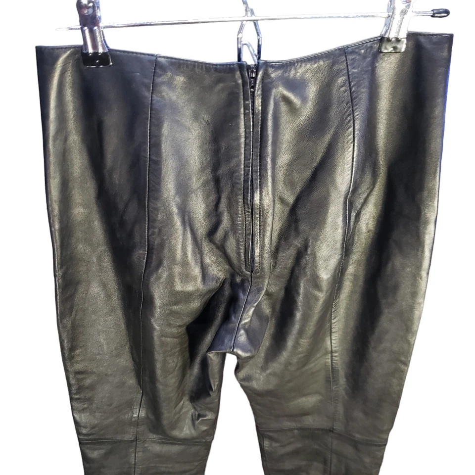 Seductive Vintage North Beach Leather Pants - Size 6 - Image 4 of 4