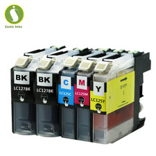 5 Ink Cartridge LC127 LC125 Compatible With Brother MFC J4510DW J4610DW J4710DW