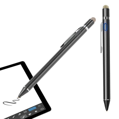 Tocuh Screen Stylus Capacitive Writing Drawing Pen Black for Tablet Smart Phone - Picture 8 of 12