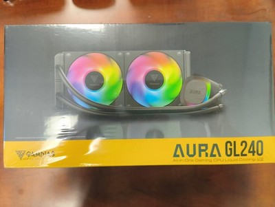 GAMDIAS AURA GL240 V2 ARGB 240mm AIO Liquid CPU Cooler