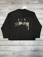 NEW Stussy x Nike Dri-FIT Mesh Jersey Black - Size S-XL - FREE SHIPPING